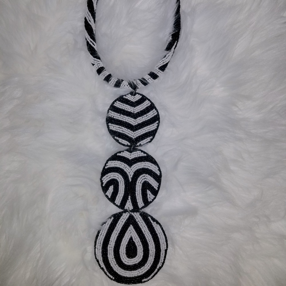 Sassy Jones Toschia Beaded Chain Necklace